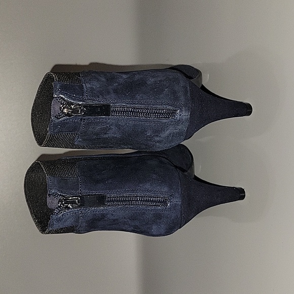 Bandolino Womens Navy Elastic Upper Trim Comfort Logo Bari Pointy Toe Kitten Hee - Picture 3 of 4